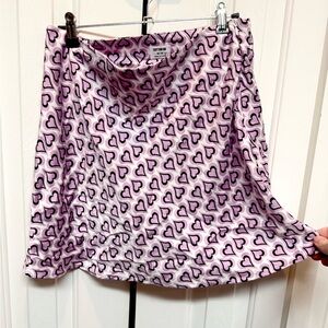 Cotton On Purple Heart Skater Skirt